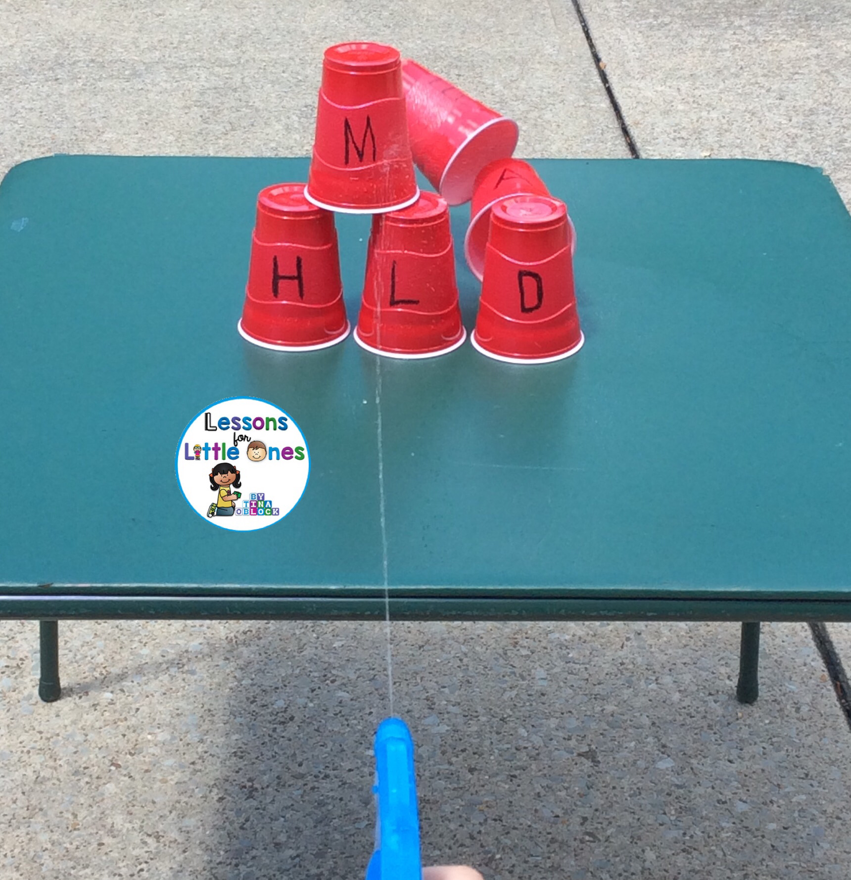 squirting cups learning activity