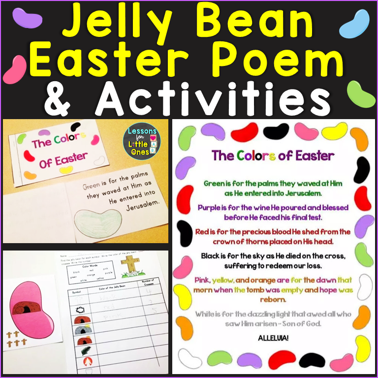 Easter Jelly Bean Poem Activities