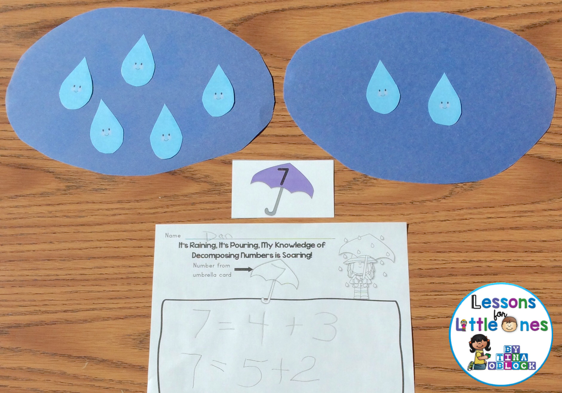 decomposing numbers math center