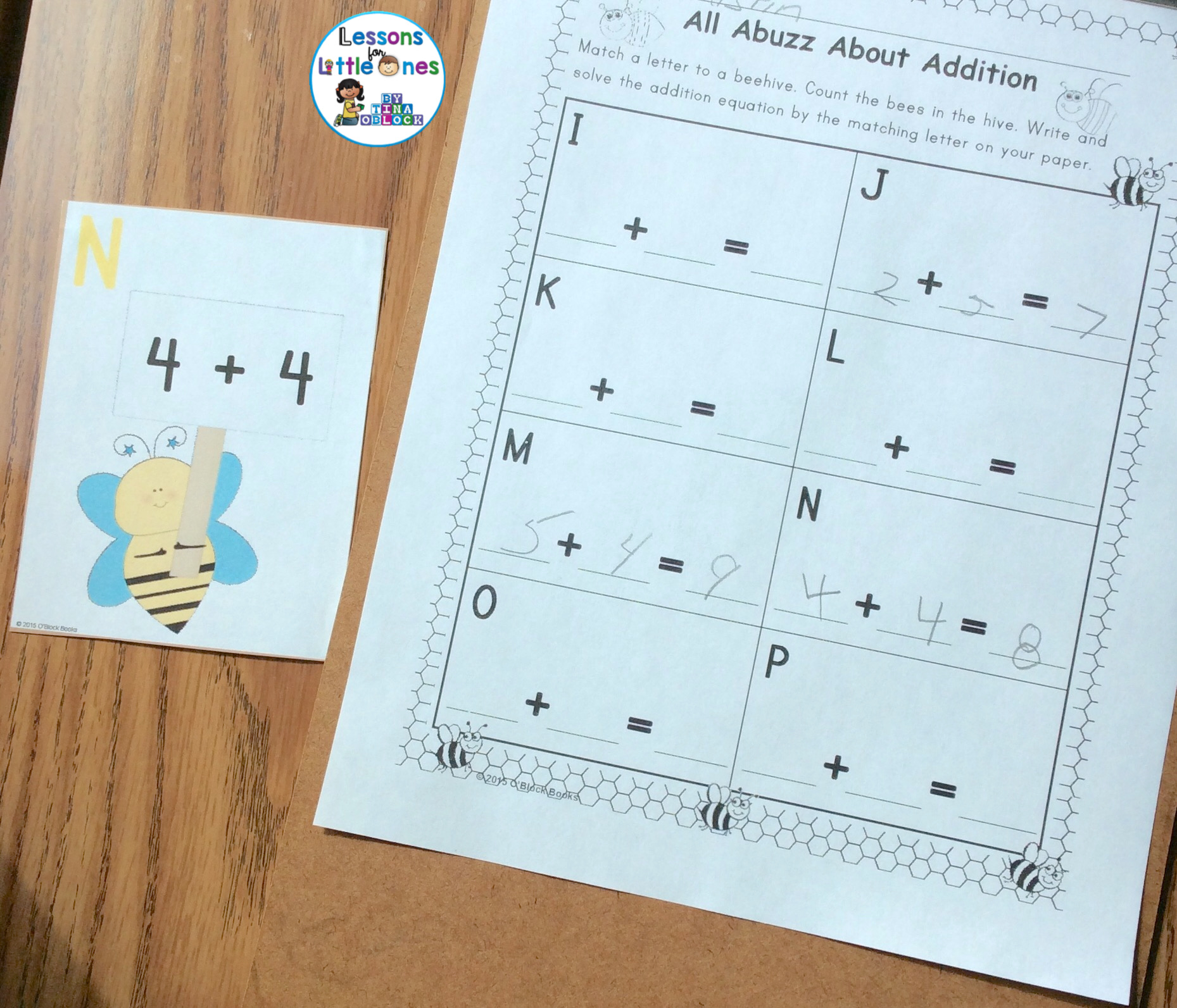 differentiated addition to 10 practice around the room activity