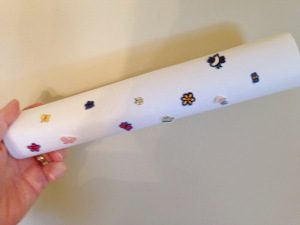 How to make a rain stick with a paper towel roll & brass fasteners