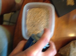 magic sand science experiment