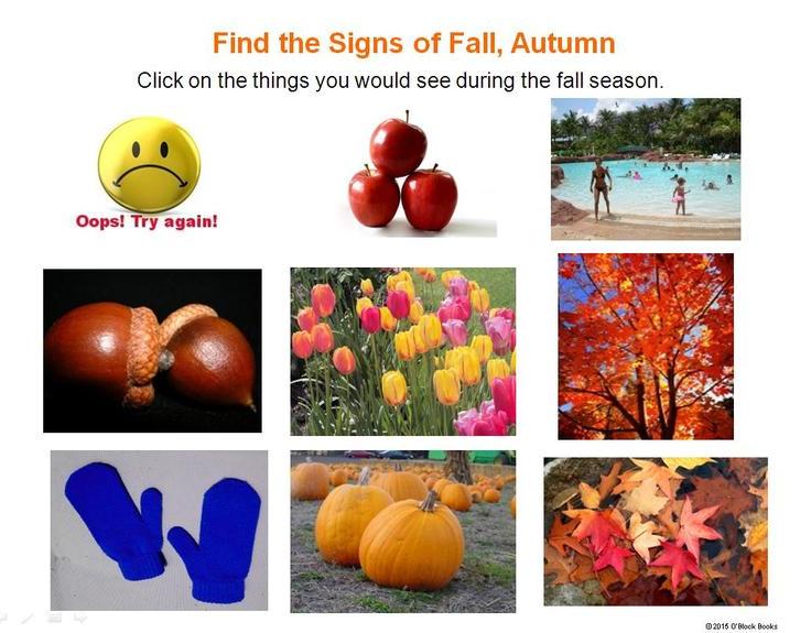 finding signs of fall, autumn