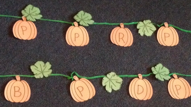 letter p pumpkin patch