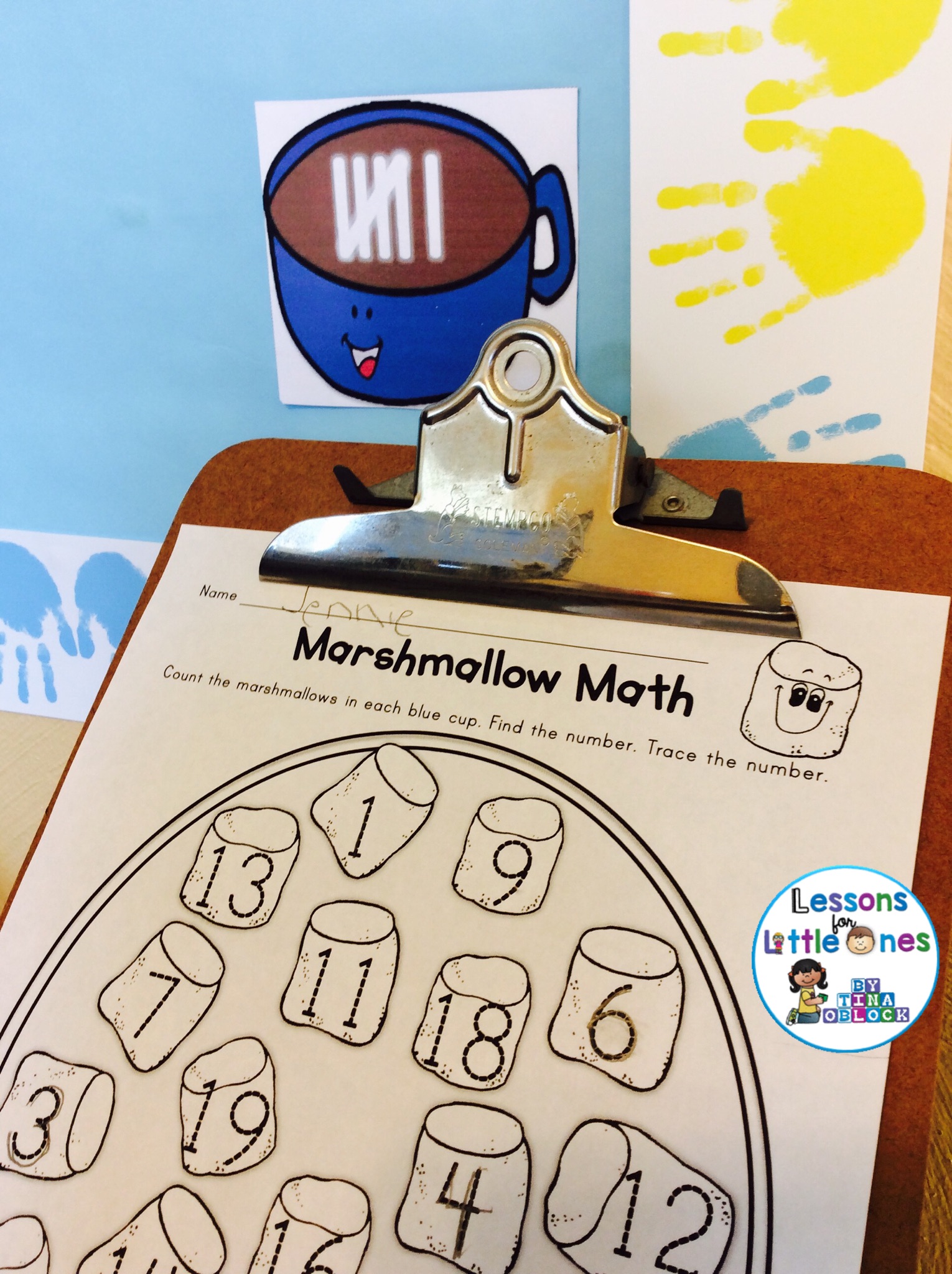 around the room, count the room winter number sense (differentiated)