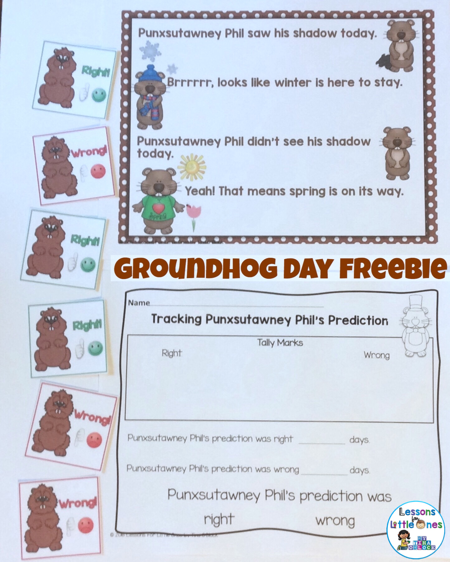 Groundhog Day Free Activity / Freebie
