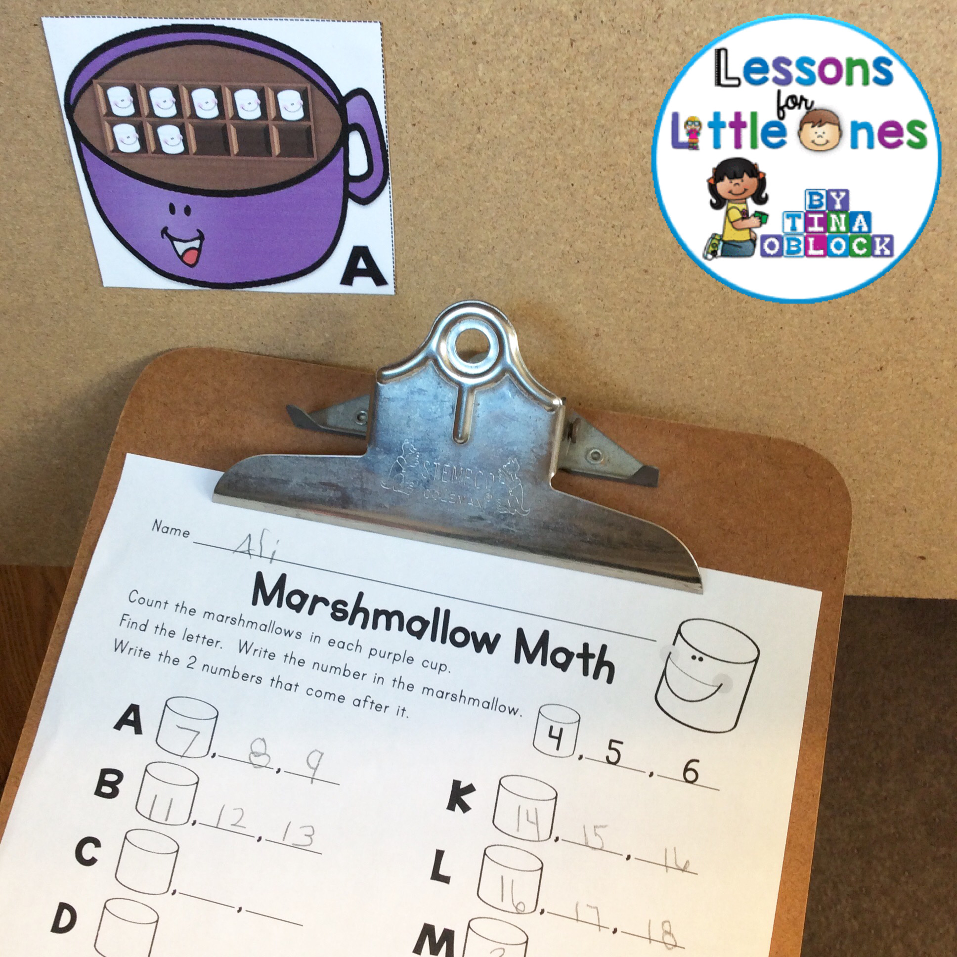 around the room, count the room winter number sense (differentiated)
