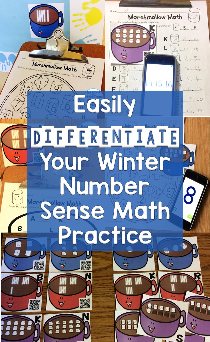 Easily Differentiate Your Winter Number Sense Math Practice