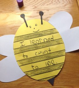 end of the year bee bulletin board