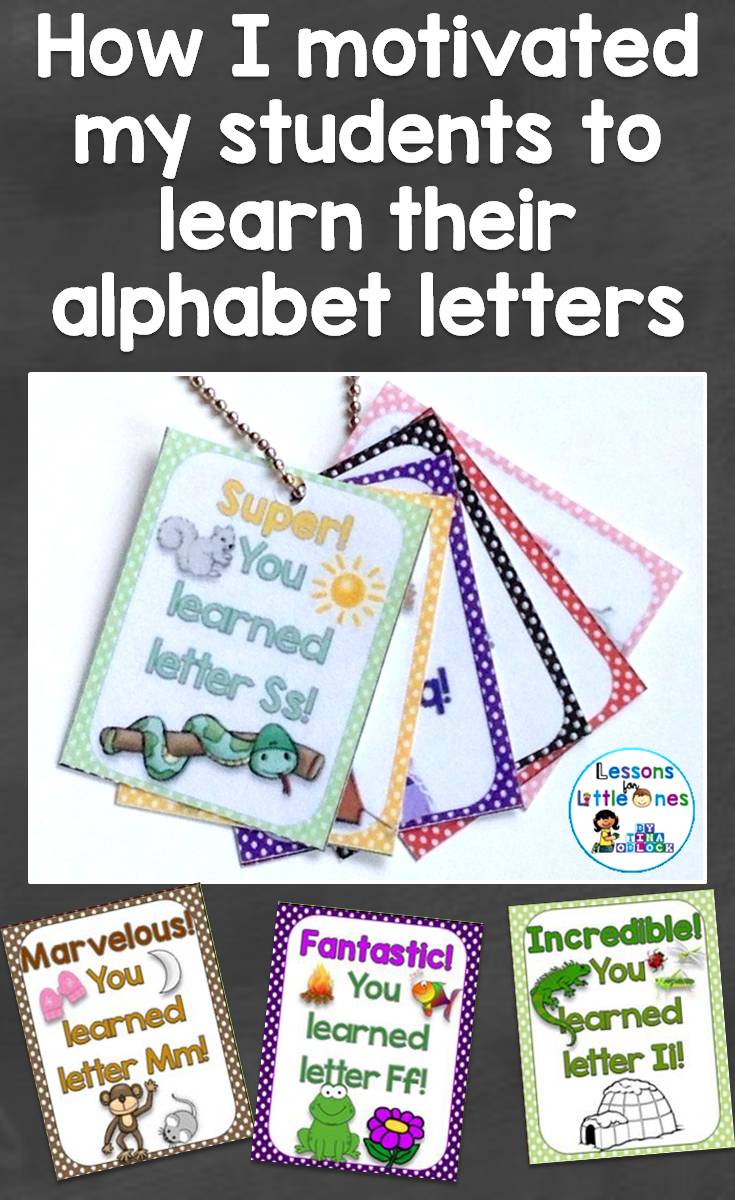 How I motivated my students to learn their alphabet letters
