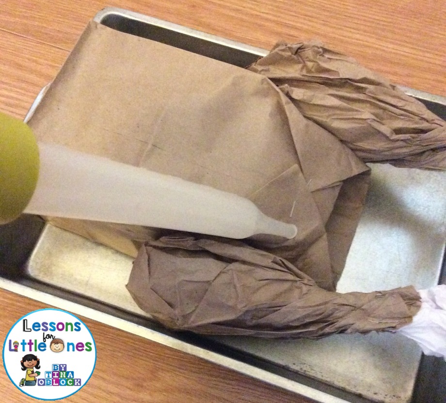 Thanksgiving turkey math center