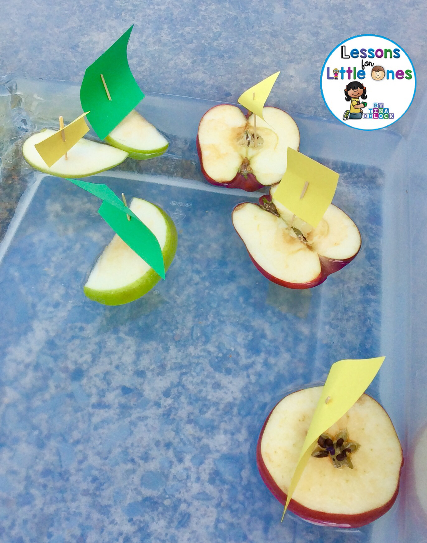 apple boats STEM challenge