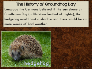 history of groundhog day