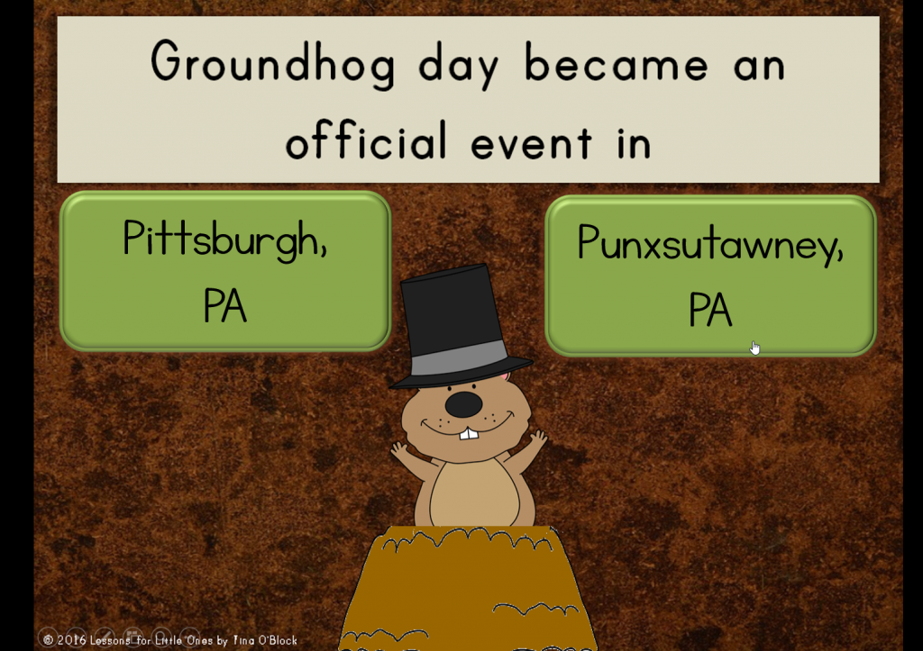 groundhog day quiz