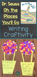 Dr. Seuss Oh the Places You'll Go writing craft