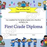 first grade diploma
