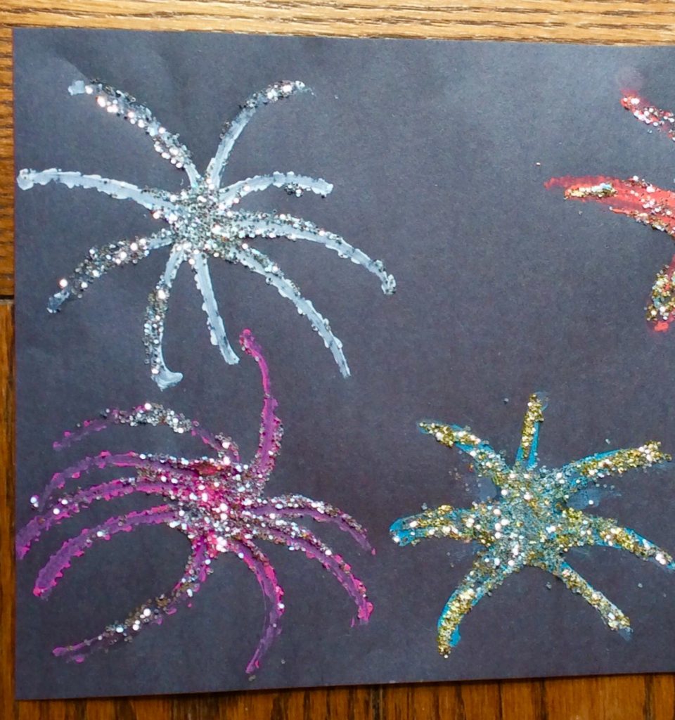 fireworks craft for kids