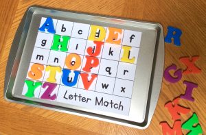 alphabet magnetic letters uppercase lowercase practice and assessment