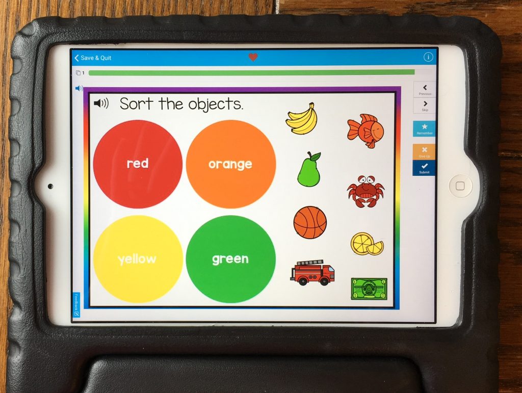 color recognition digital Boom Cards
