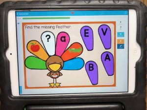 Thanksgiving Alphabet Letters Boom Cards