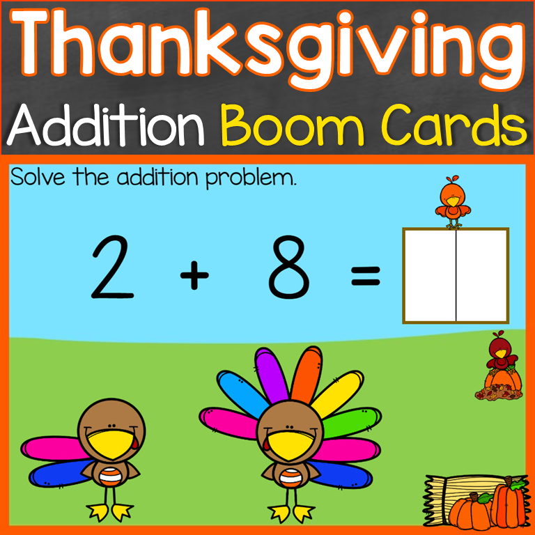 Thanksgiving addition to 10 Digital Boom Cards