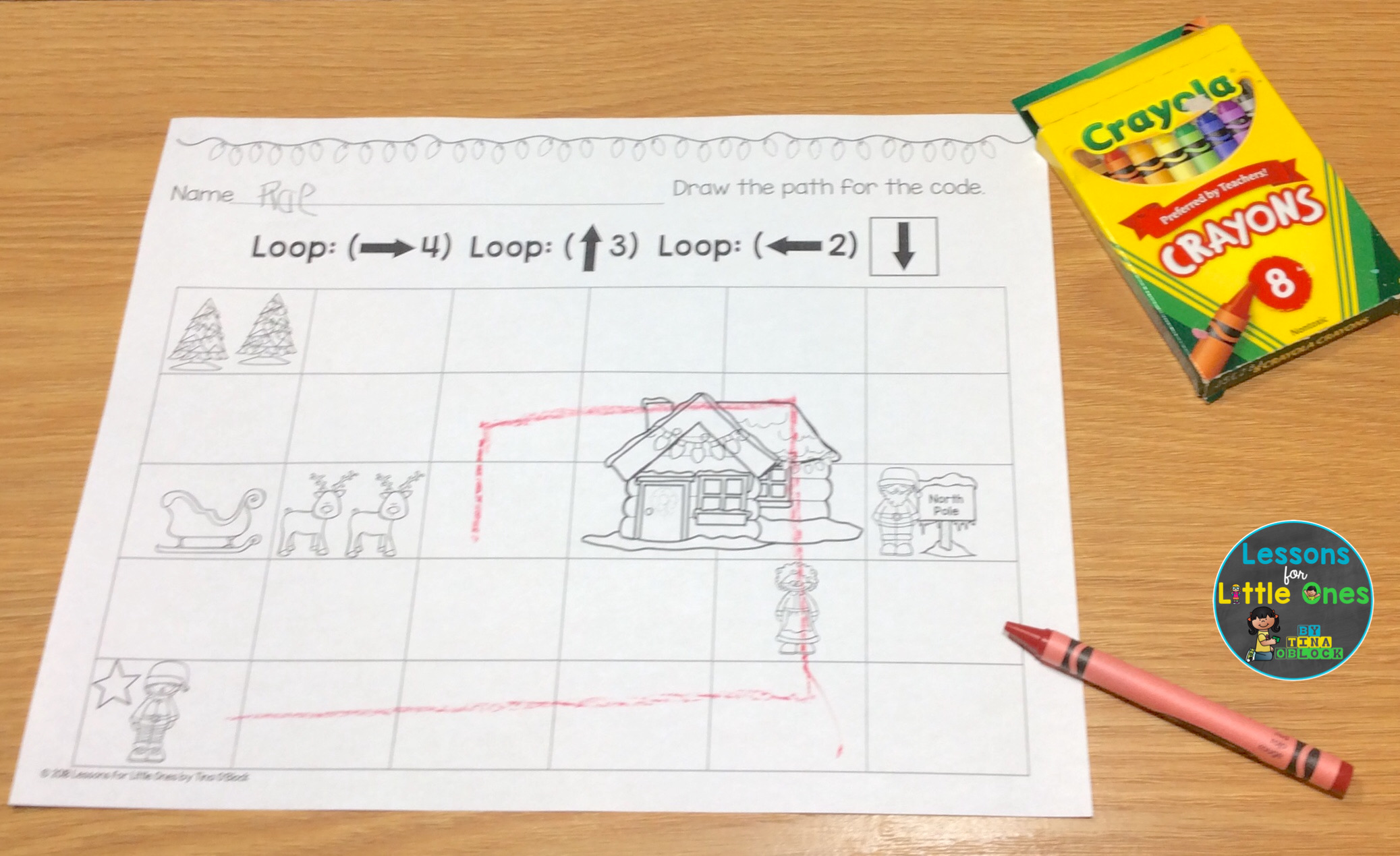 coding practice with loops printable