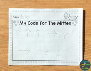 The Mitten coding activity page