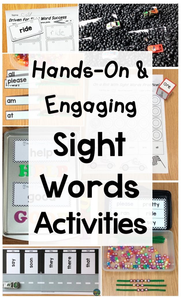 Hands-on & engaging sight words activities