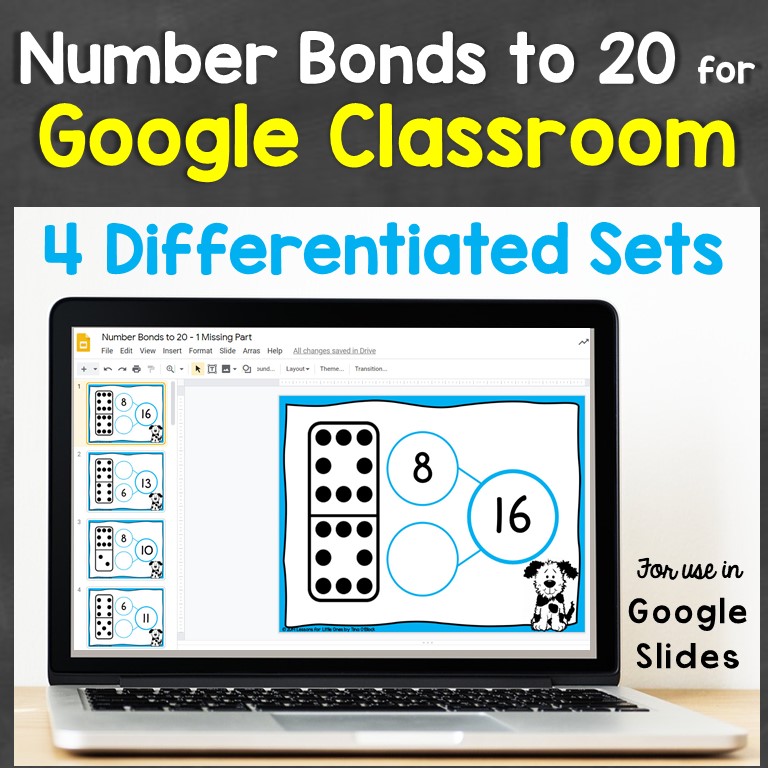 number bonds to 20 or Google Classroom