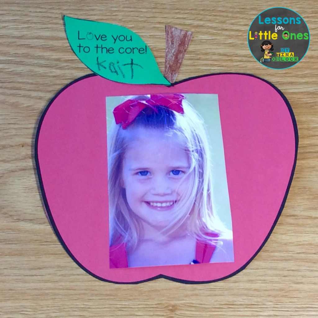 apple craft love you to the core