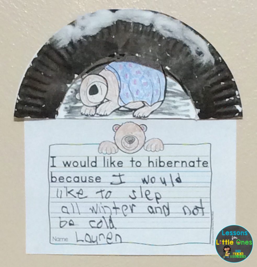 hibernation craft and writing prompt