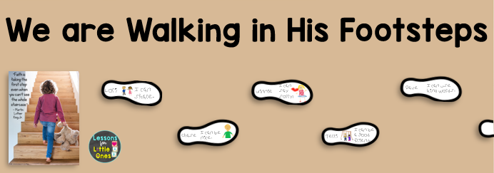 Martin Luther King Jr. We are Walking in His Footsteps display