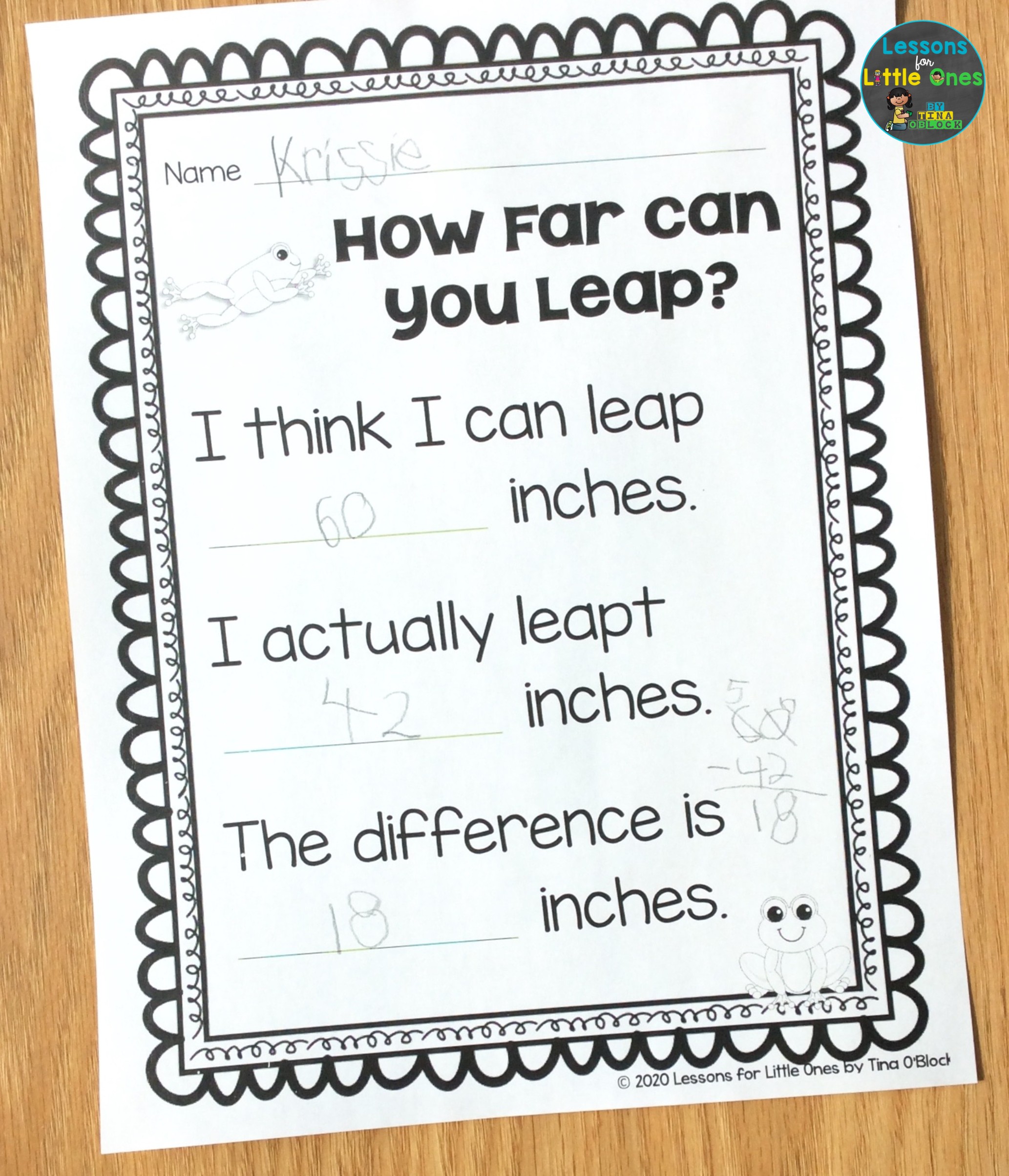 leap year activity for kids