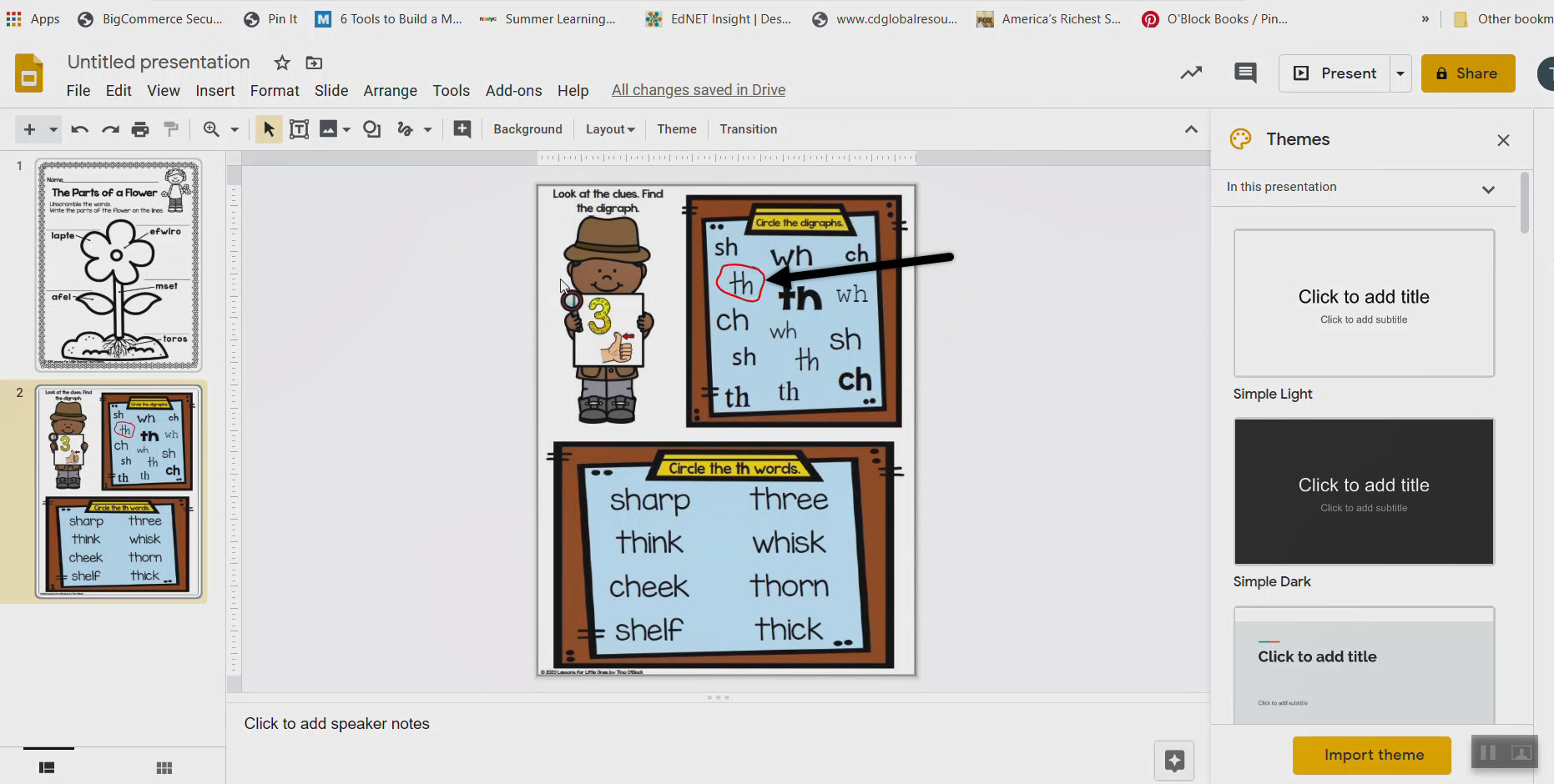 Using PDF Files in Google Slides, Google Classroom