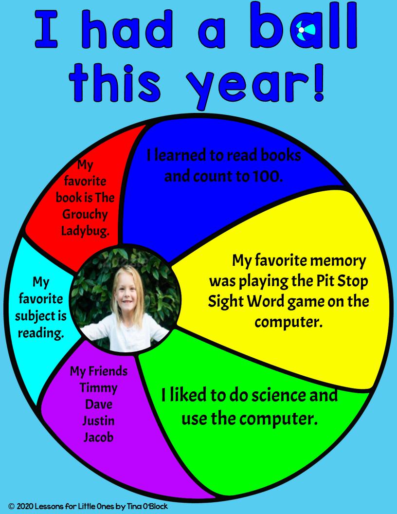 End of the Year Writing Prompts for Distance Learning