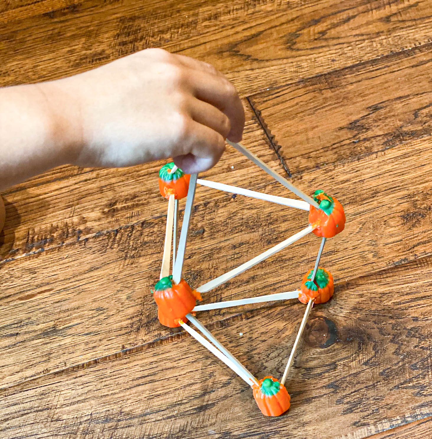 pumpkin STEM tower challenge