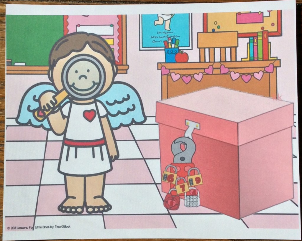 valentine escape room scene