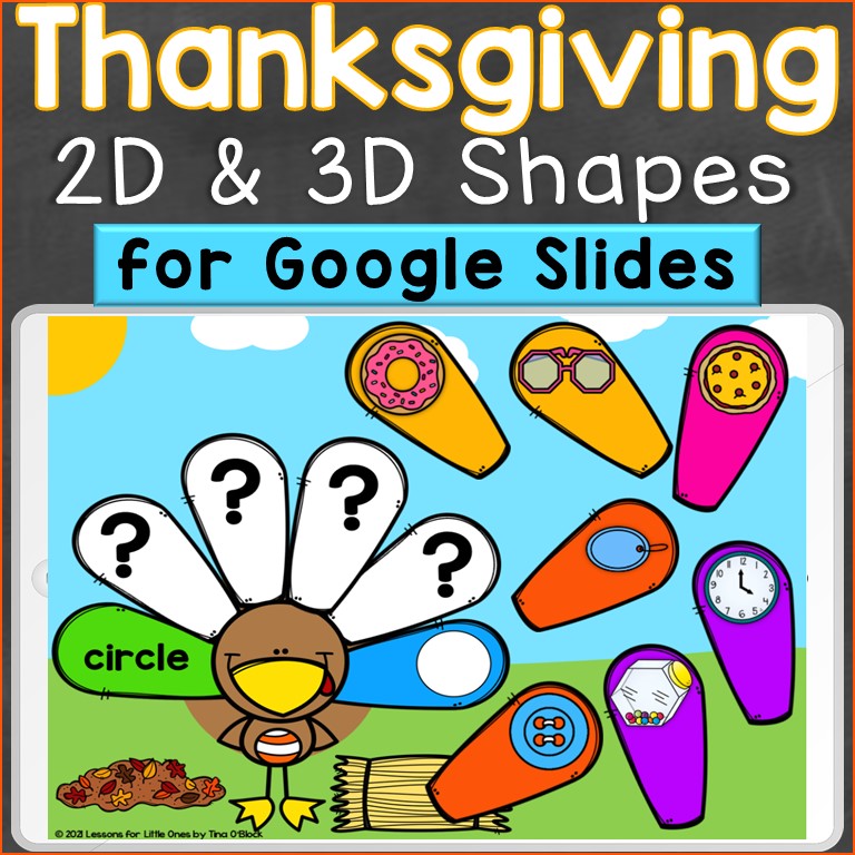 Thanksgiving 2D Shapes 3D Shapes Digital Google
