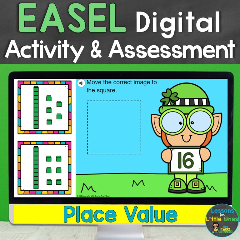 Easel Place Value activity assessment