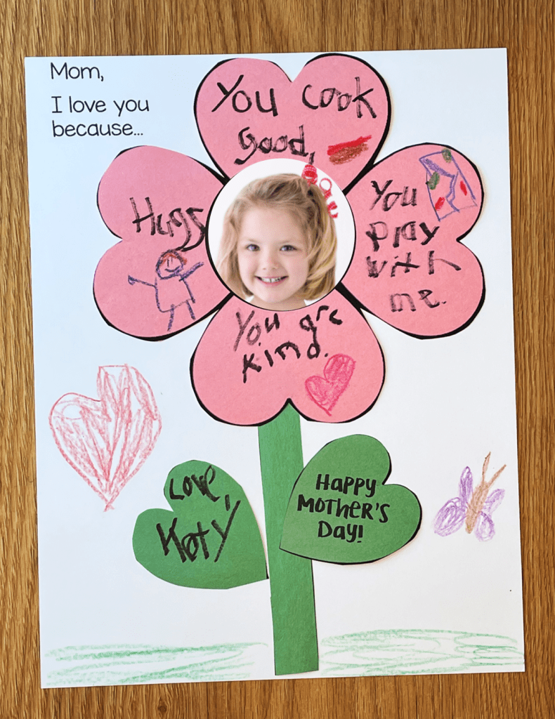 Mothers Day Craft flower