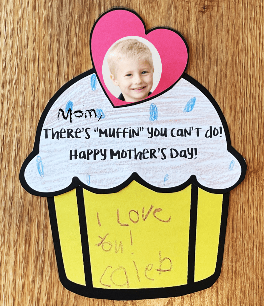 Muffins with Moms Mothers Day Craft