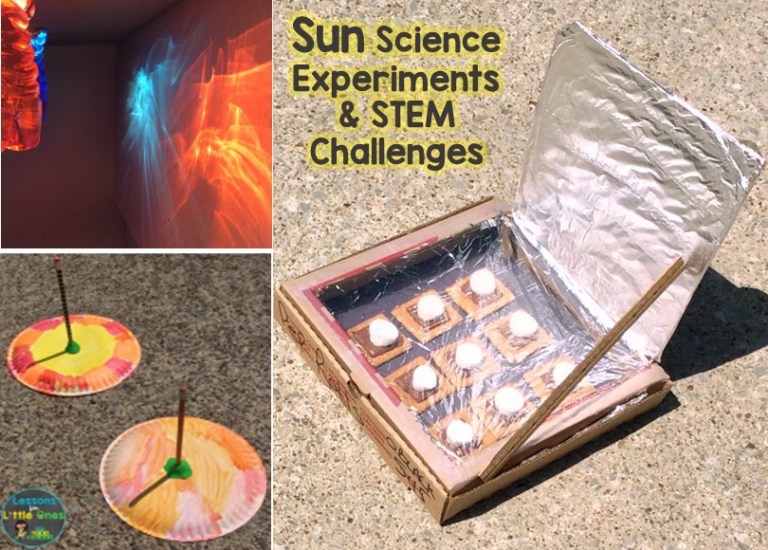 sun science experiments STEM for kids