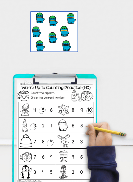 count the room activity winter