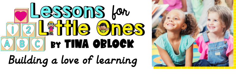 Lessons for Little Ones by Tina O'Block Blog Logo