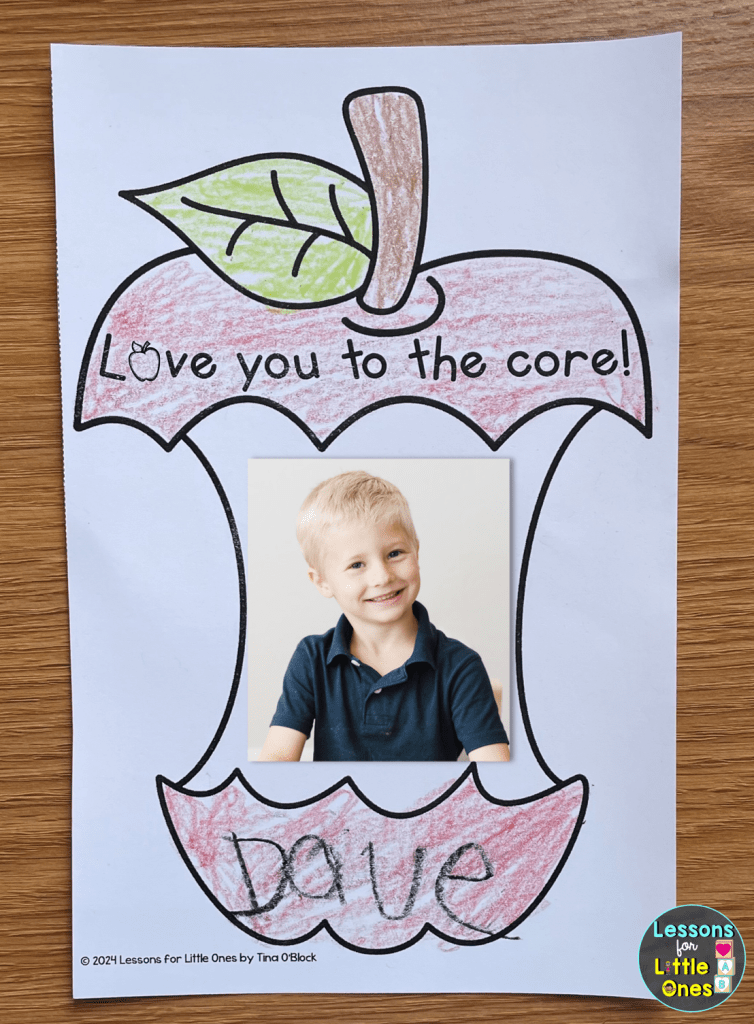 Grandparents Day craft gift for preschool