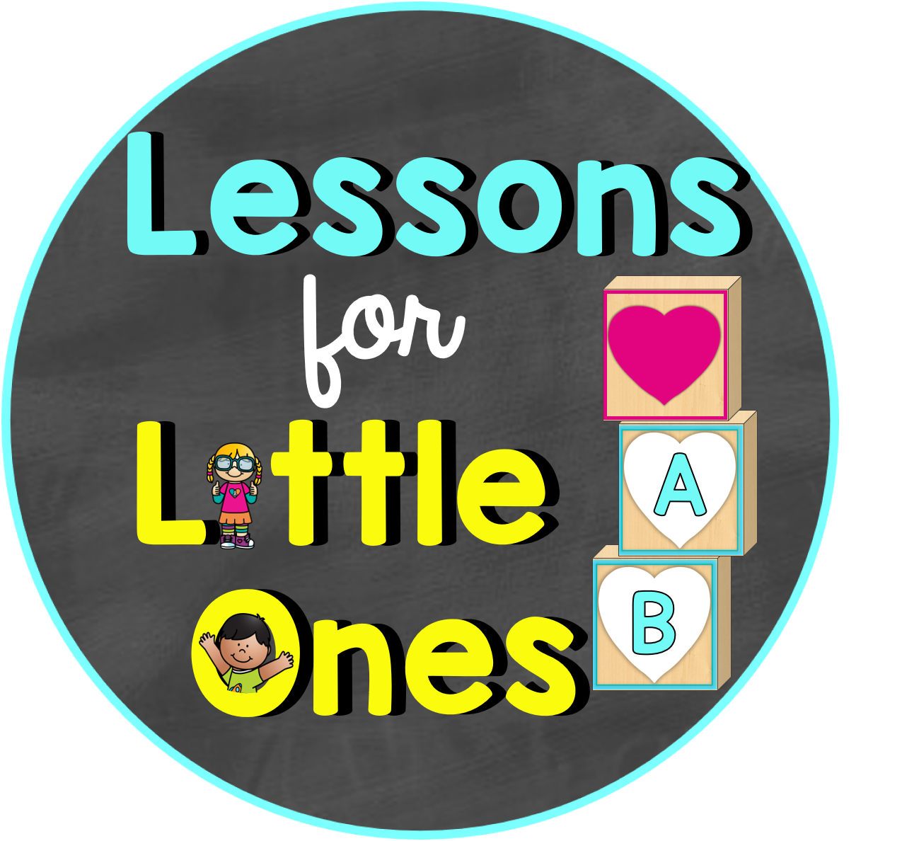 Lessons for Little Ones by Tina O'Block logo