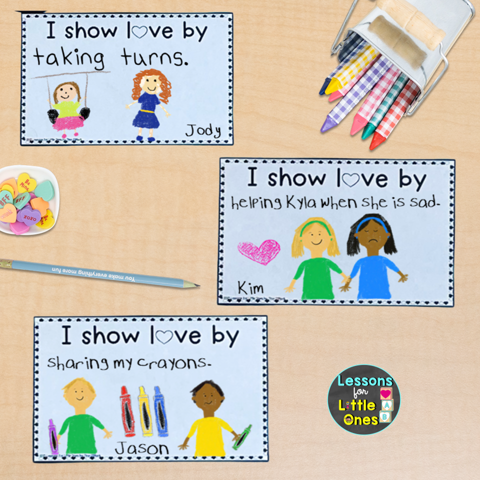 Valentines Day writing prompts kindergarten first grade