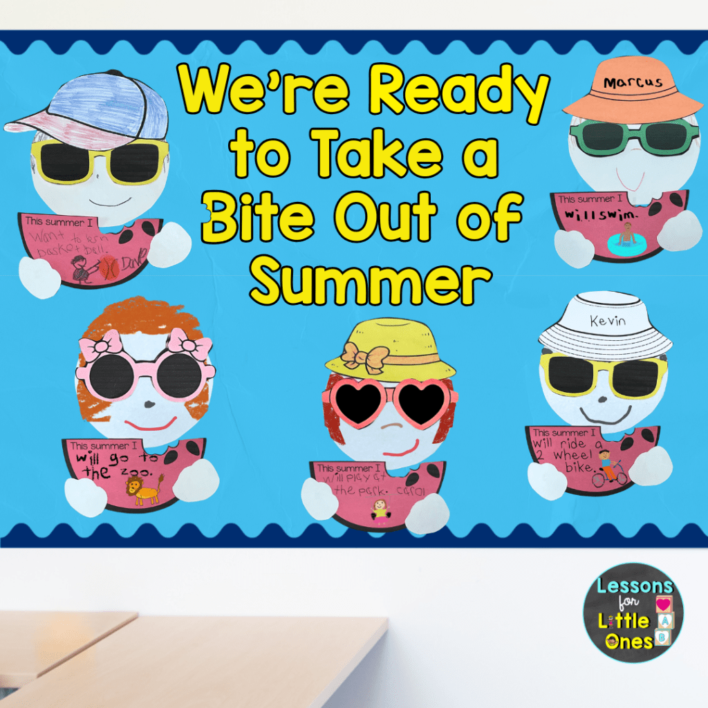 summer bulletin board idea preschool kindergarten first grade