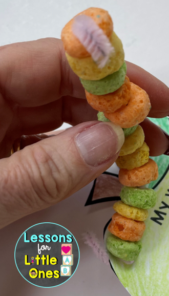 apple worm math craft