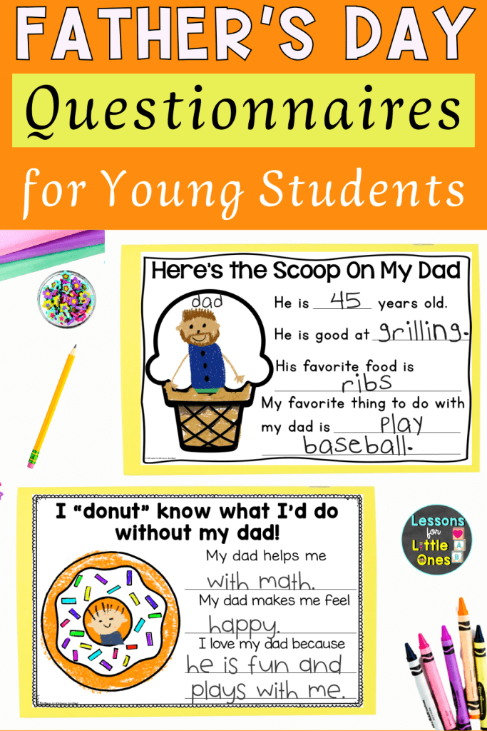 Father's Day Questionnaires for Kids
